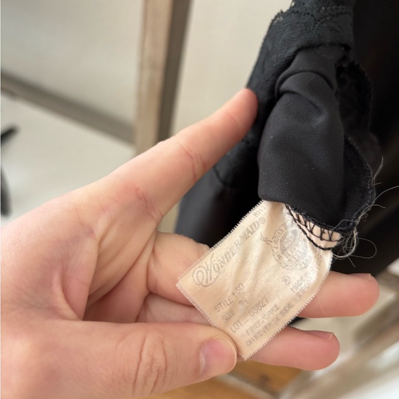 Vintage Wondermaid Satin and Lace Black Lingerie Slip - Picture 9 of 9